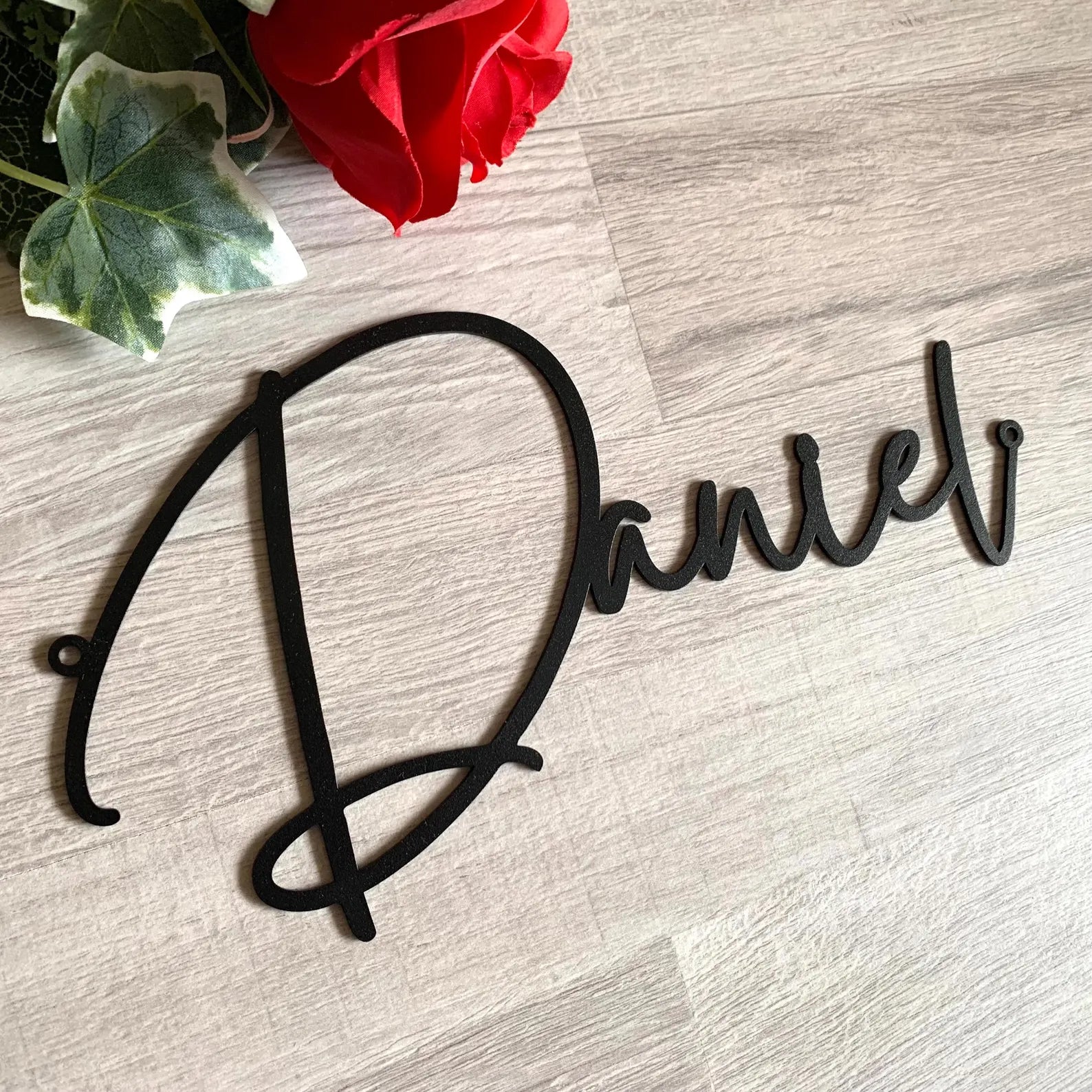Custom CNC Metal Name Sign - Home or Offices