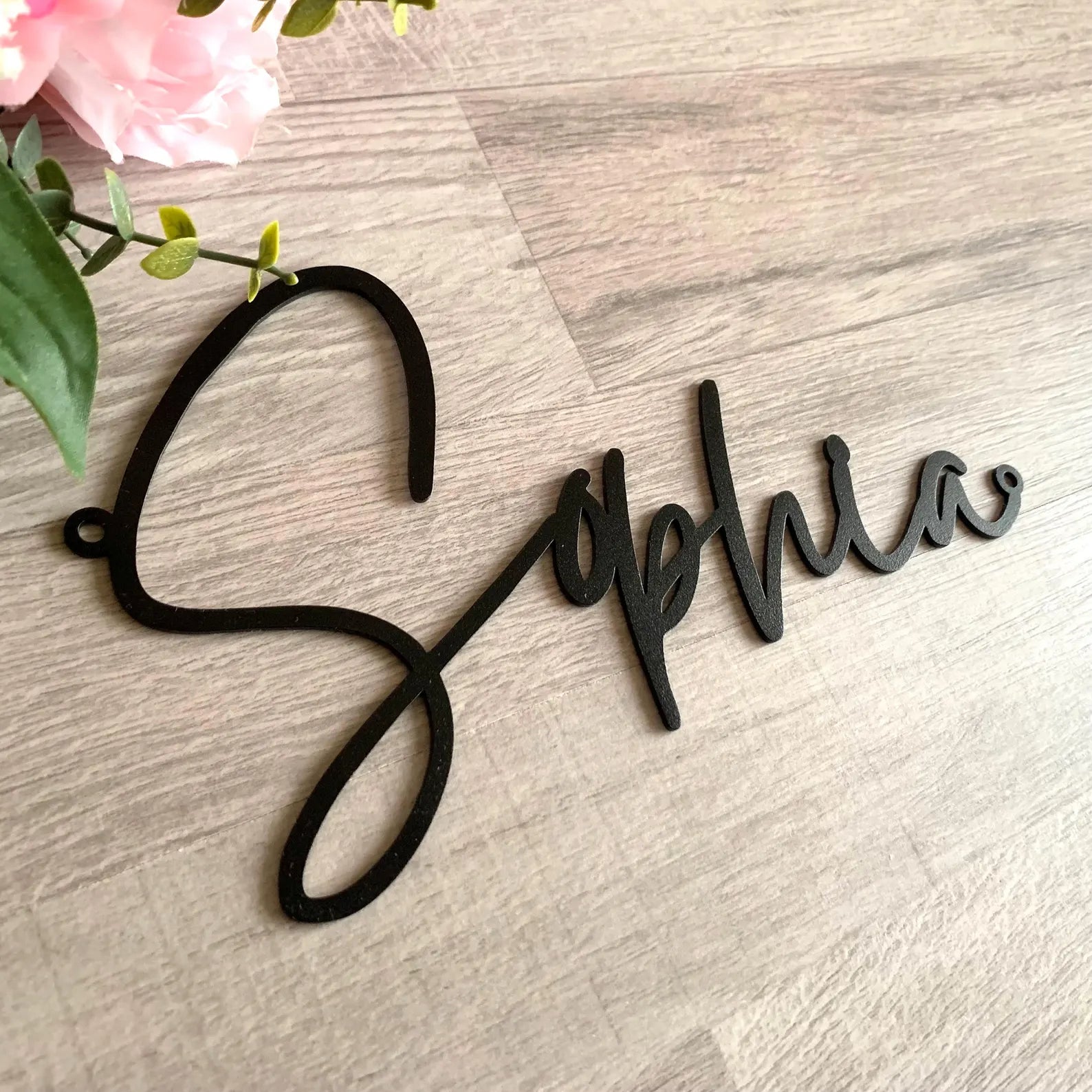 Custom CNC Metal Name Sign - Home or Offices