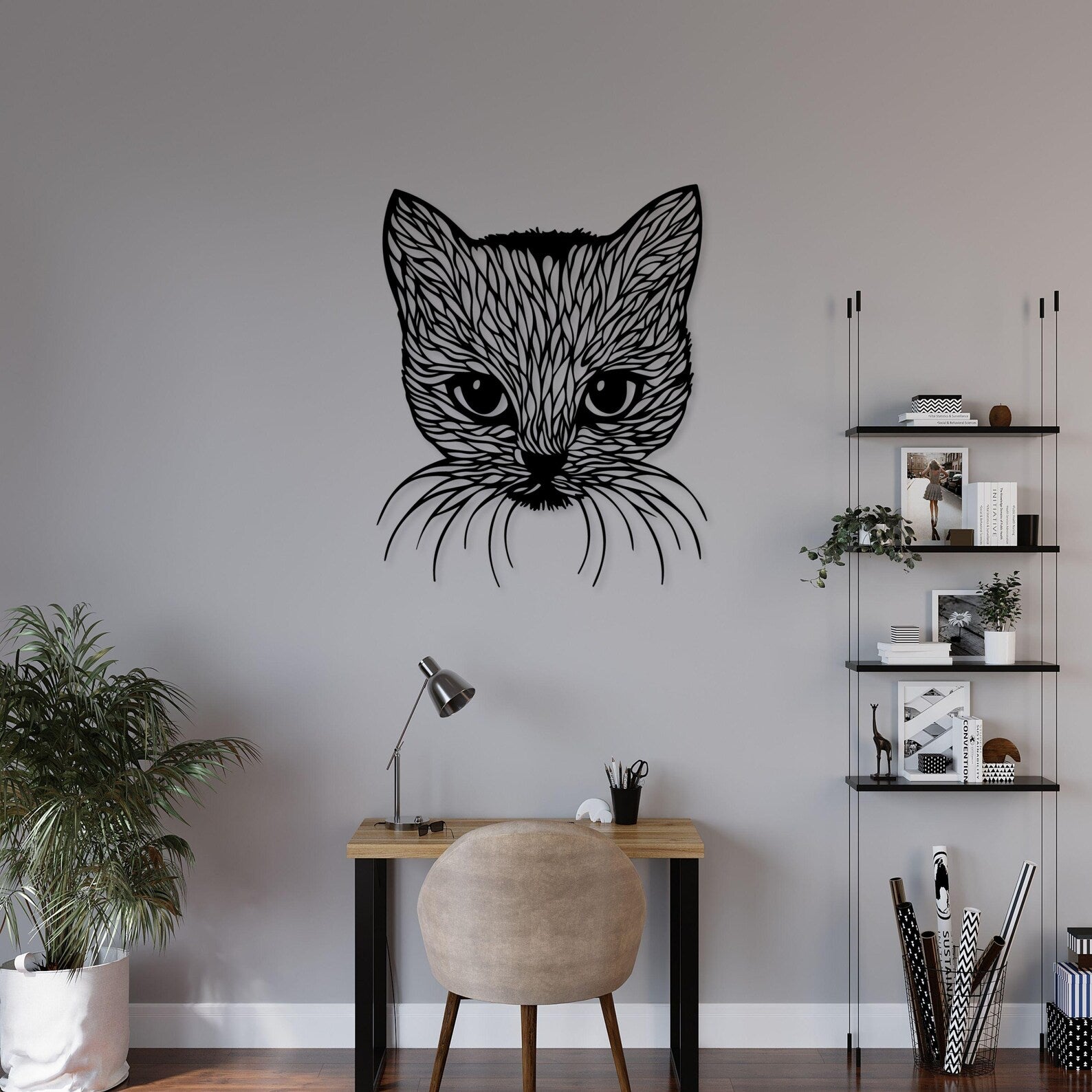 Cat Metal Wall Art – Pet Lovers
