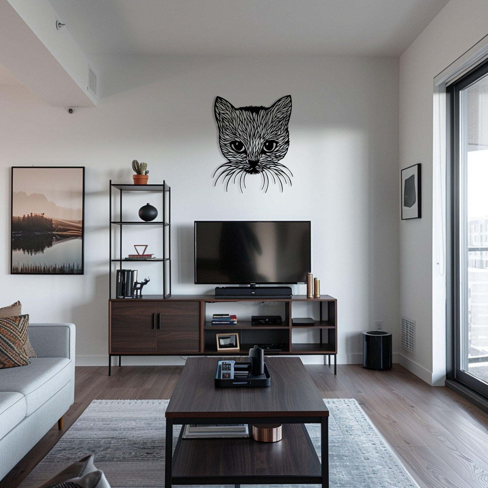 Cat Metal Wall Art – Pet Lovers