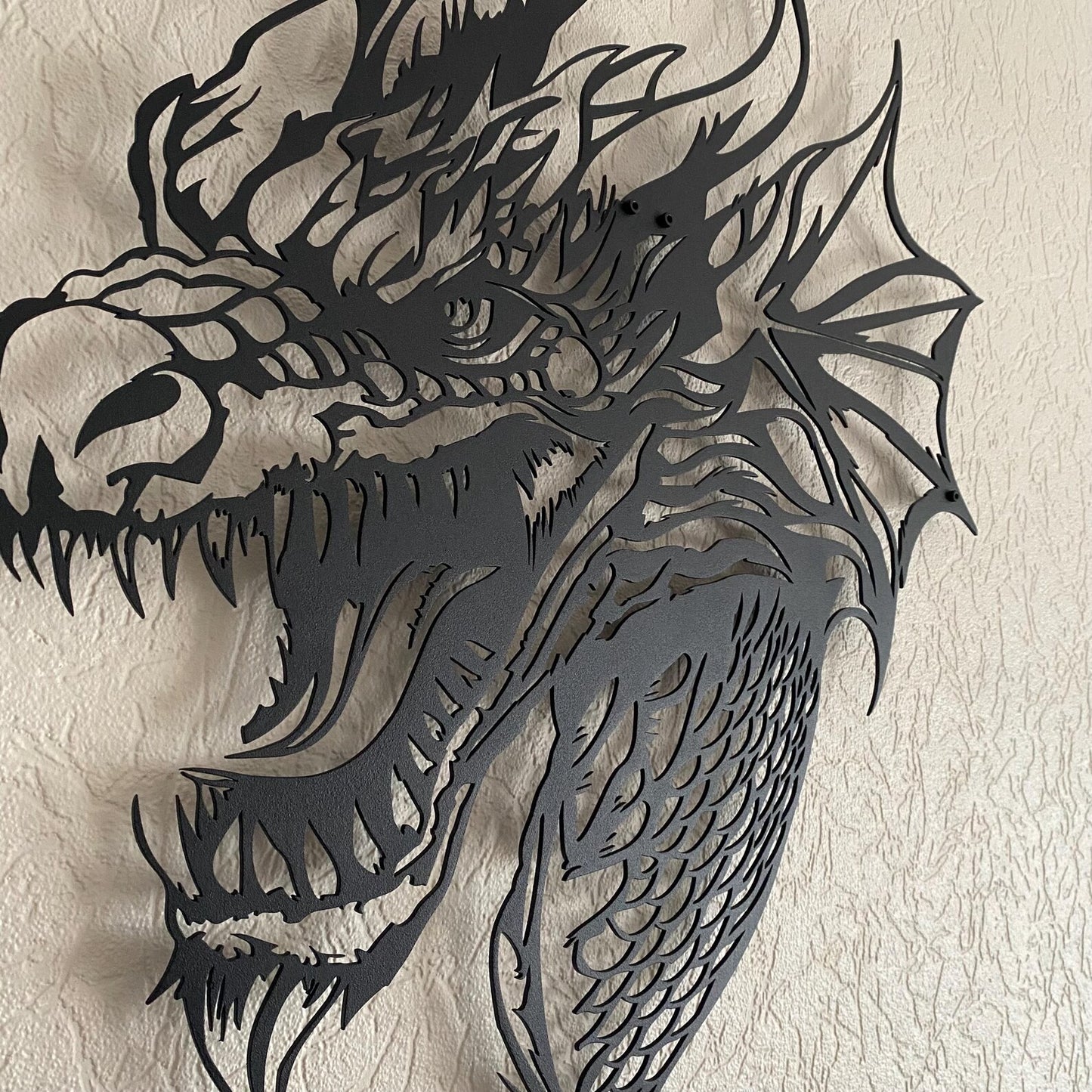 Dragon Metal Wall Hanging – Fierce Fantasy Art