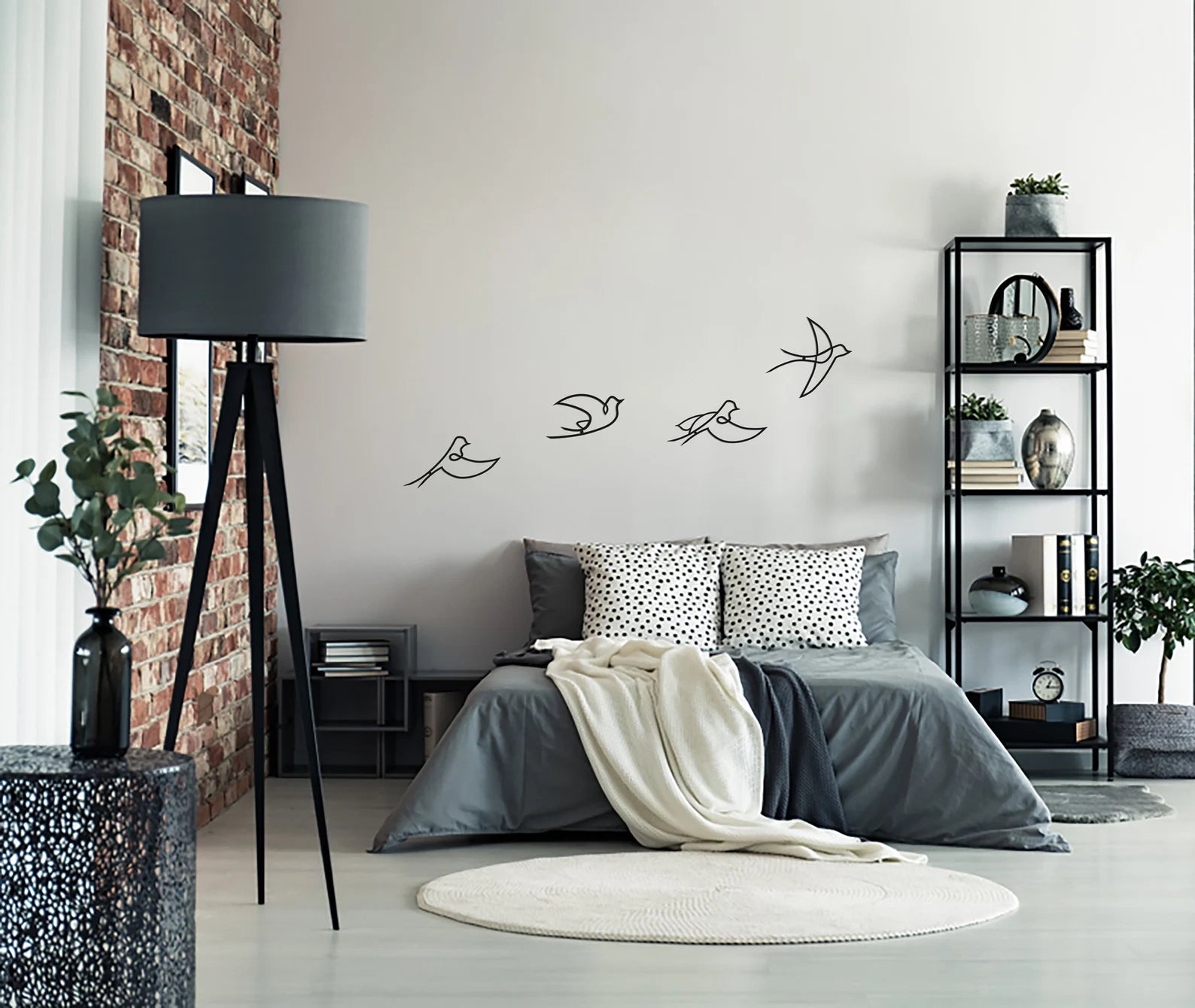 Metal Birds Wall Art Set – Decor for Home & Office