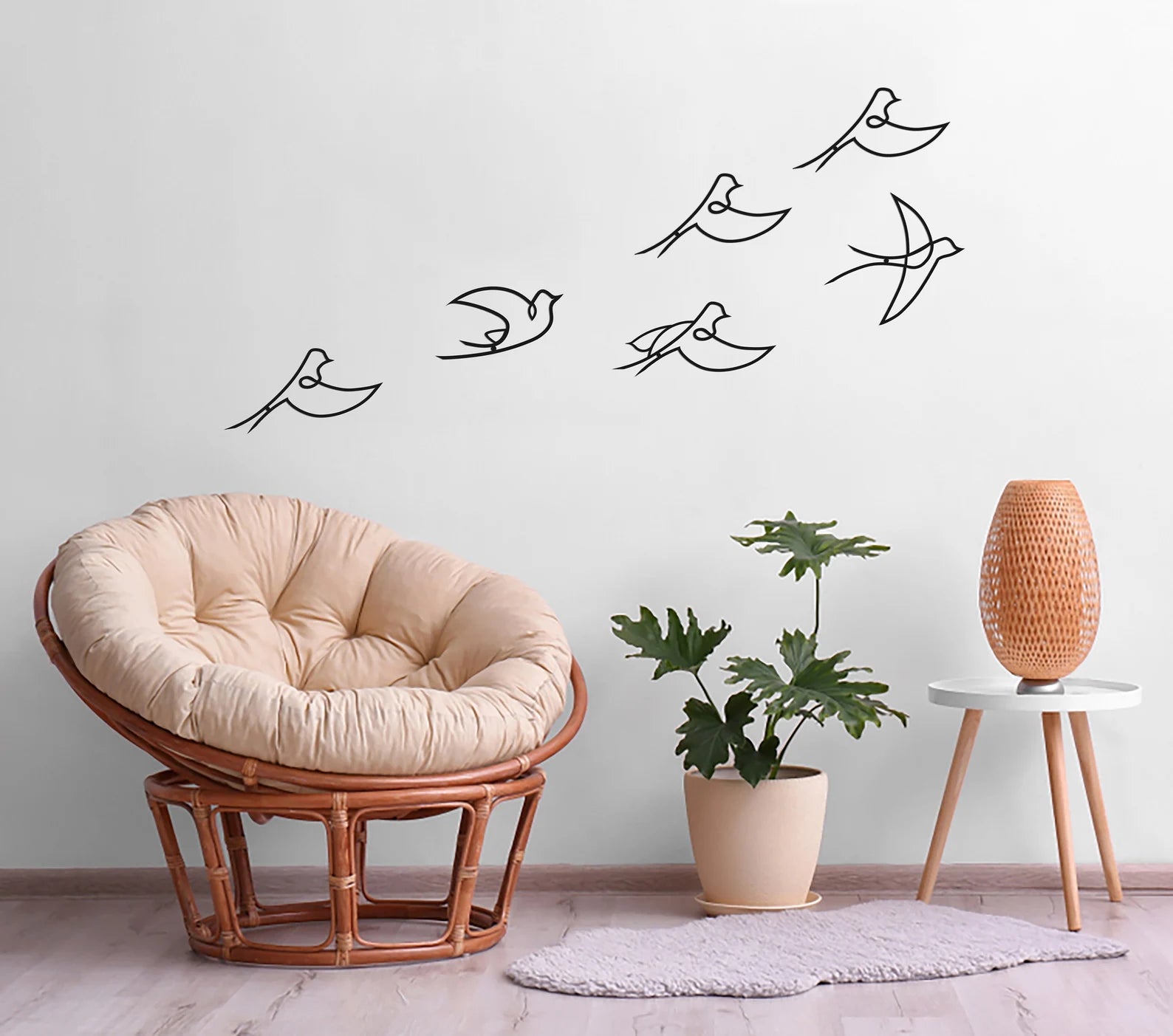 Metal Birds Wall Art Set – Decor for Home & Office