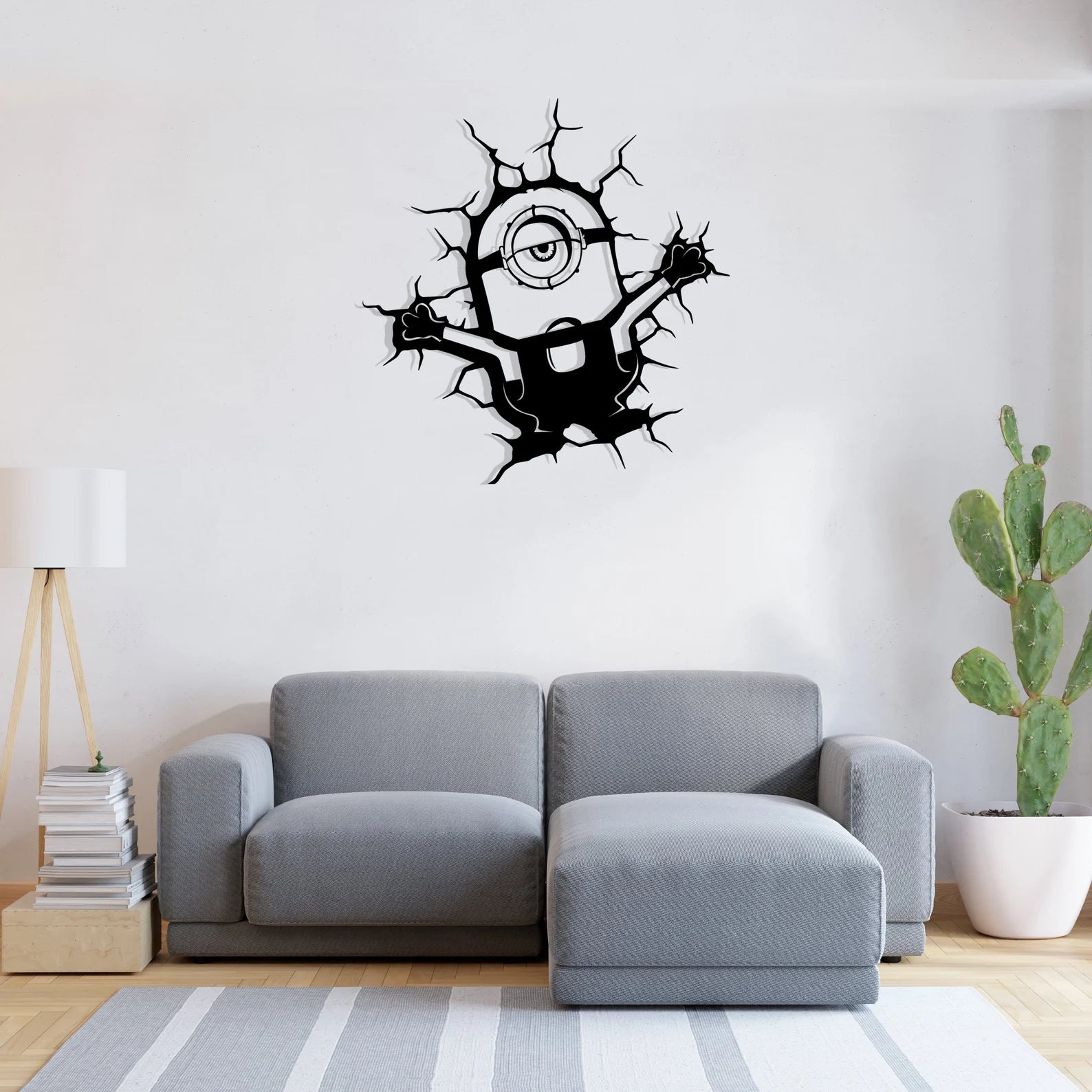 Minion Metal Wall Art – Fun Cartoon Decor for Kids’ Rooms