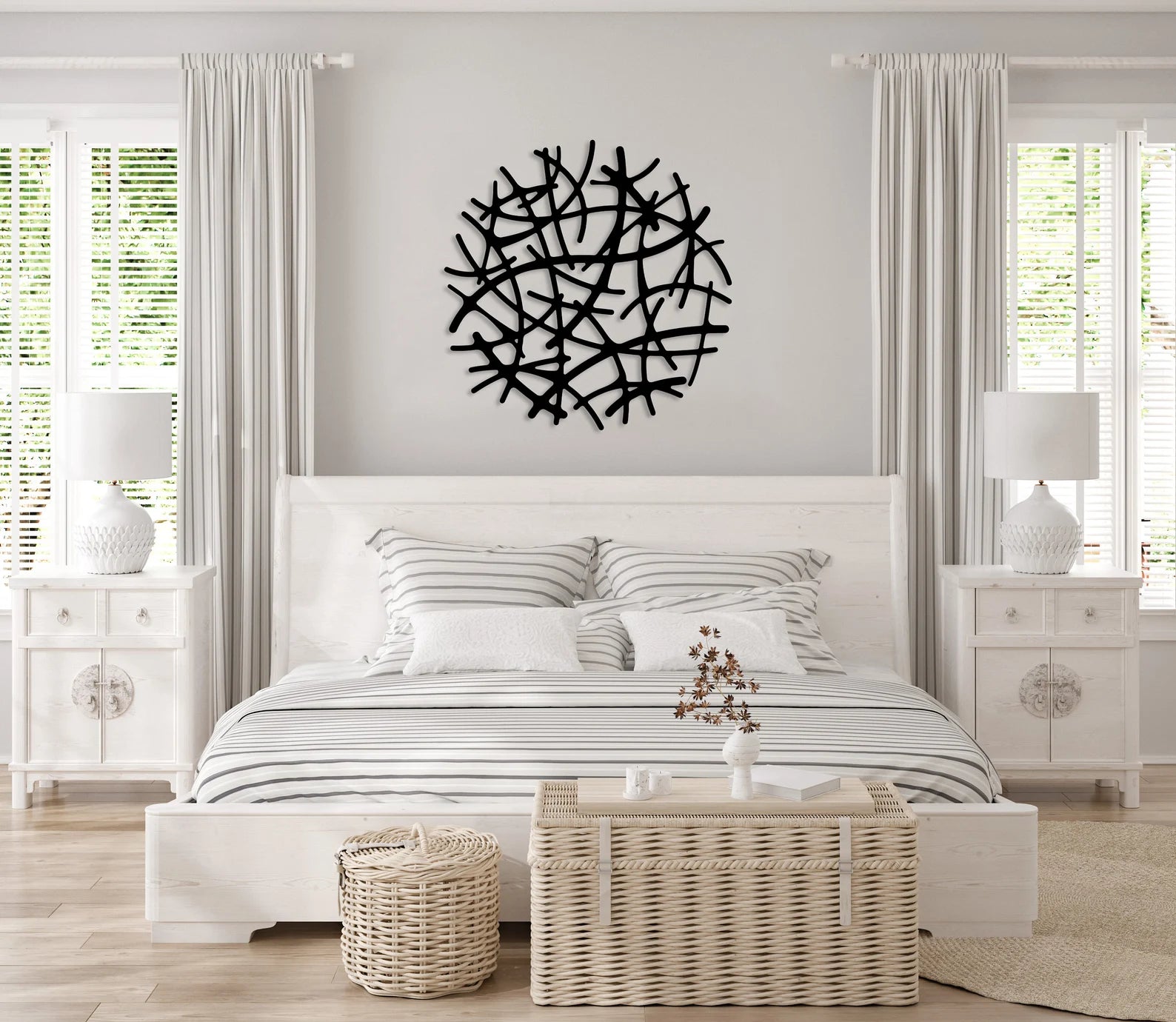 Modern Abstract Metal Wall Art - Modern Homes