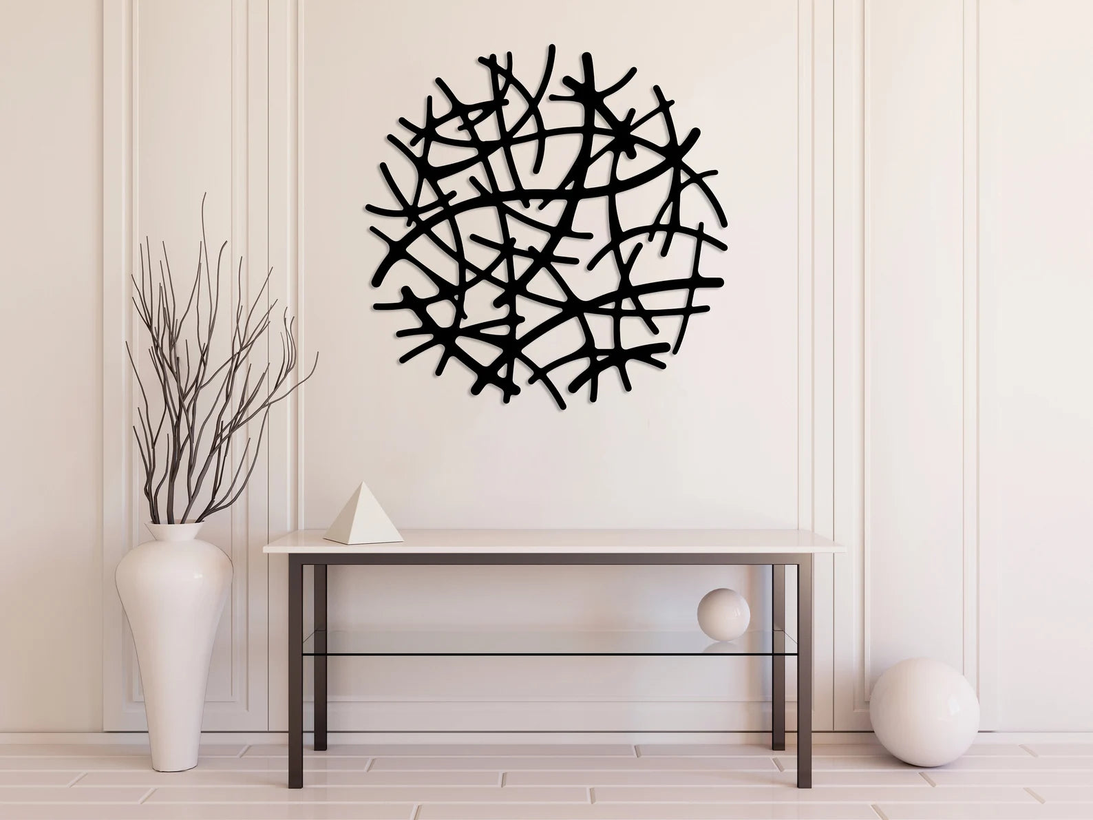 Modern Abstract Metal Wall Art - Modern Homes