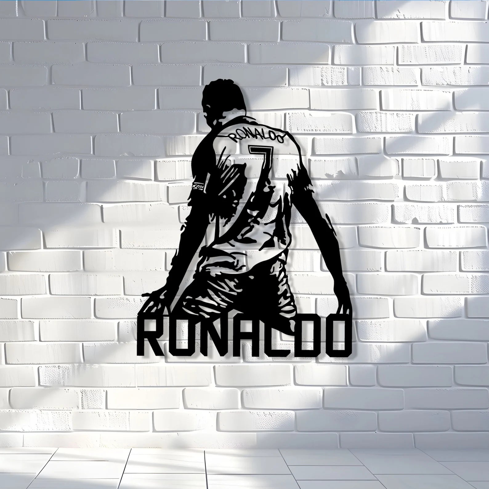 Cristiano Ronaldo Metal Wall Art – Iconic Football