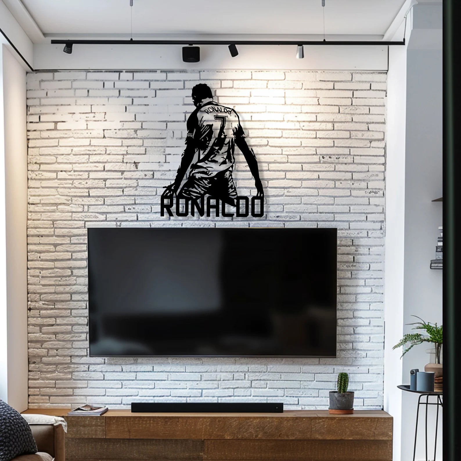 Cristiano Ronaldo Metal Wall Art – Iconic Football