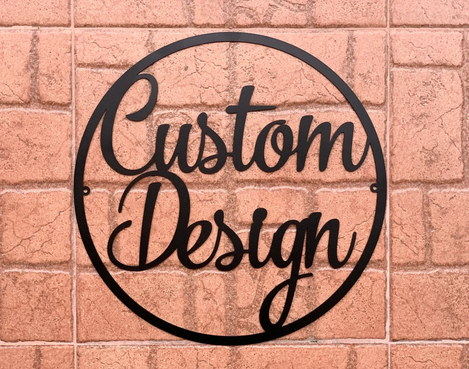 Custom Metal Wall Sign - Text, Logo, or Quotes