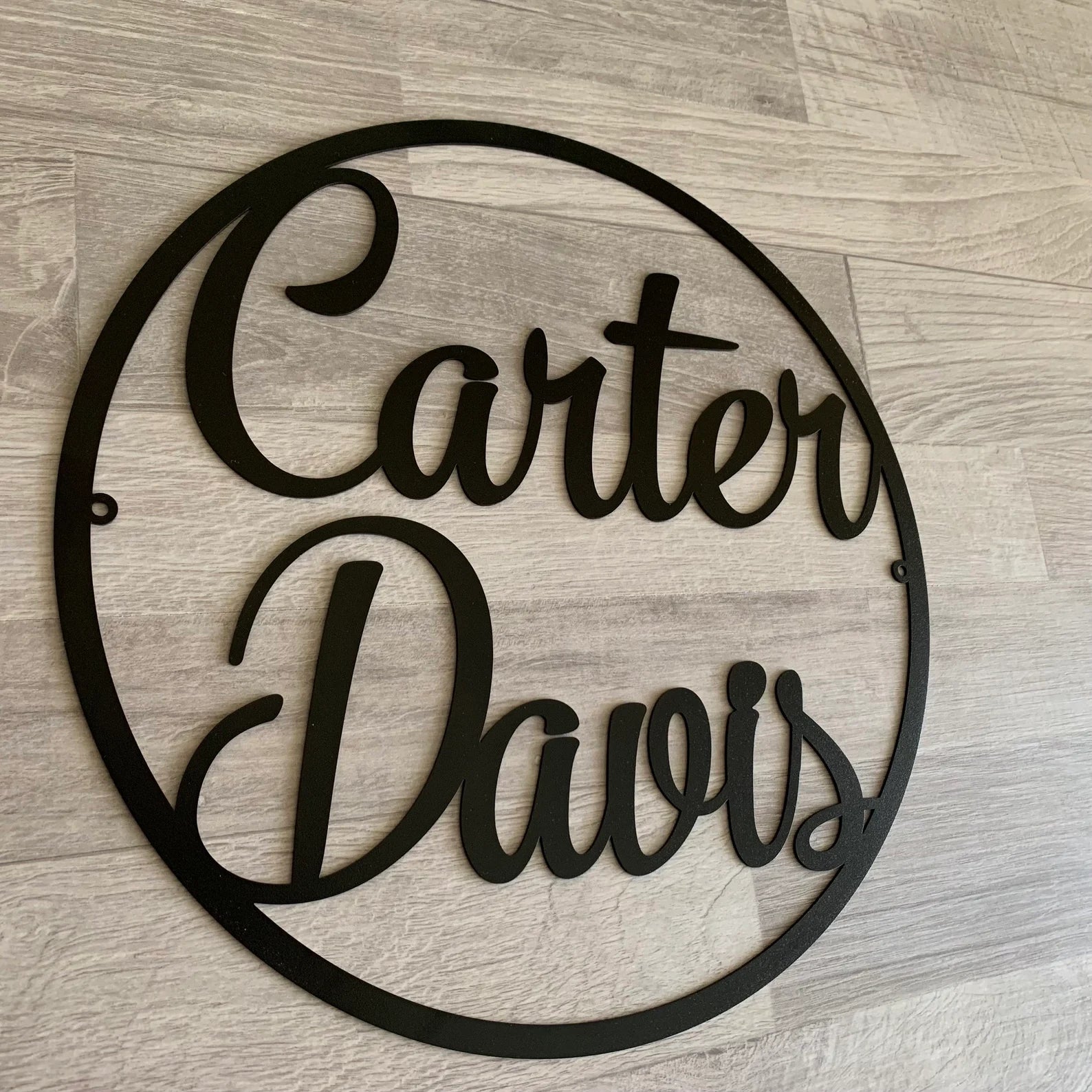 Custom Metal Wall Sign - Text, Logo, or Quotes