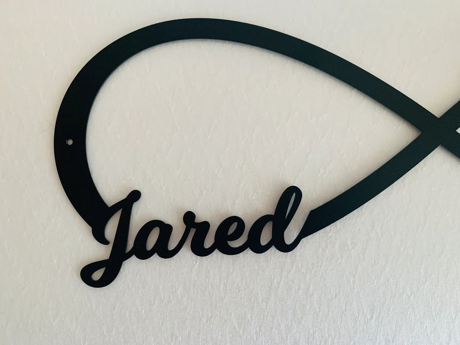 Infinity Symbol Metal Art - Personalized Couple Gift
