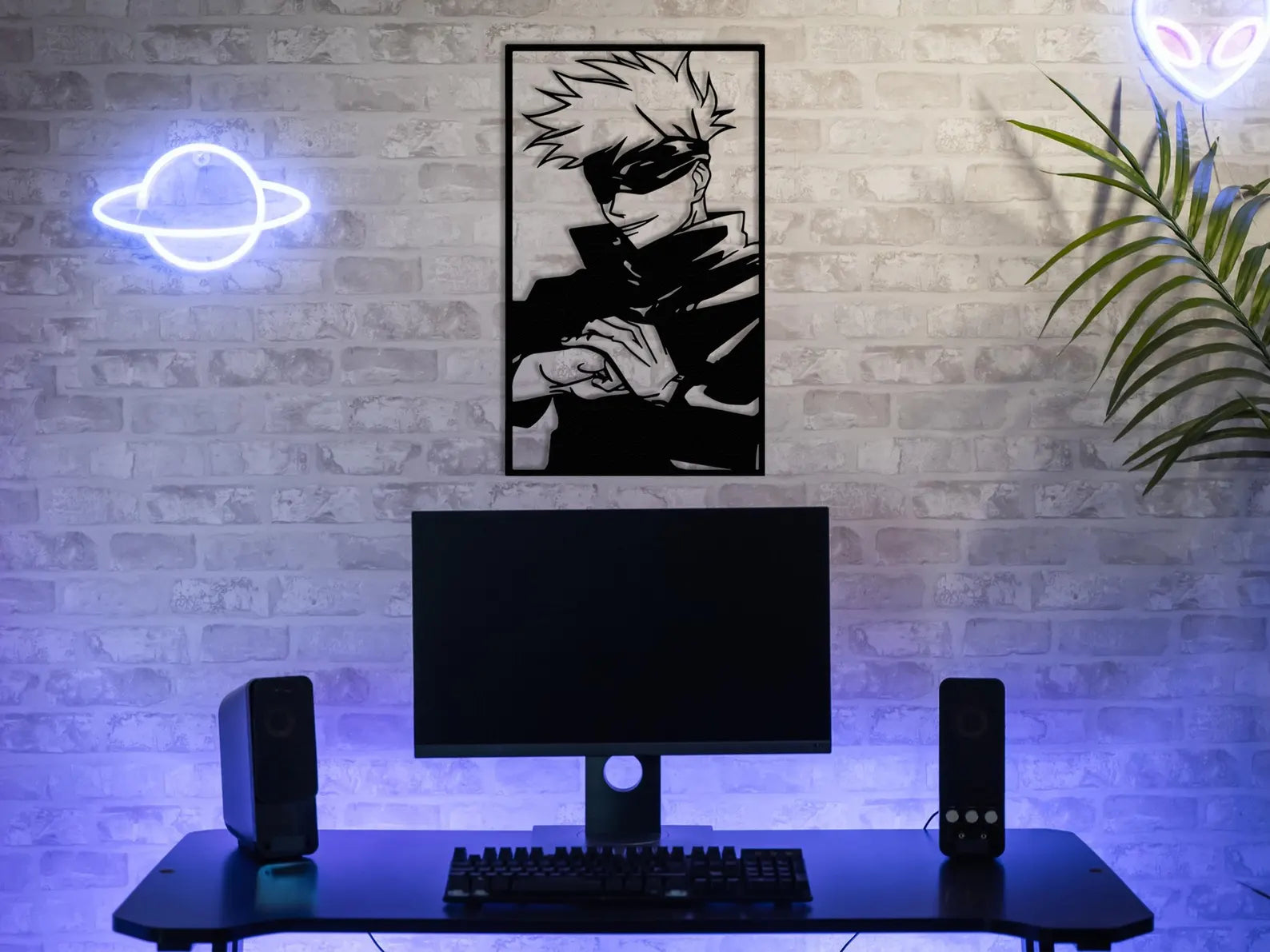 Anime Metal Wall Art – Decor for Bedrooms, Studios & Collectors