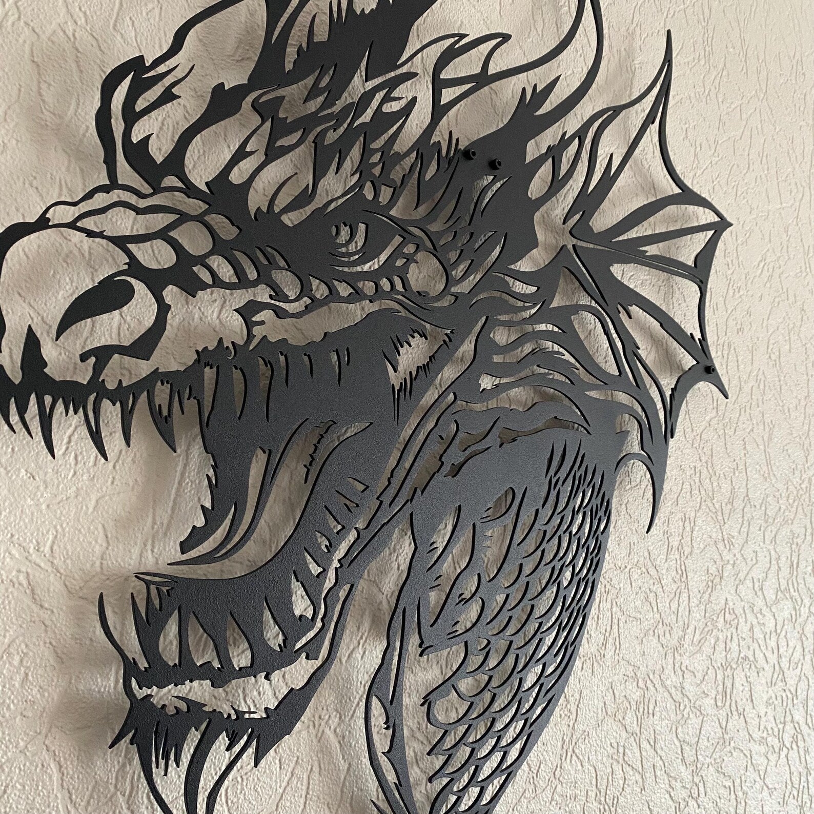 Dragon Metal Wall Hanging – Fierce Fantasy