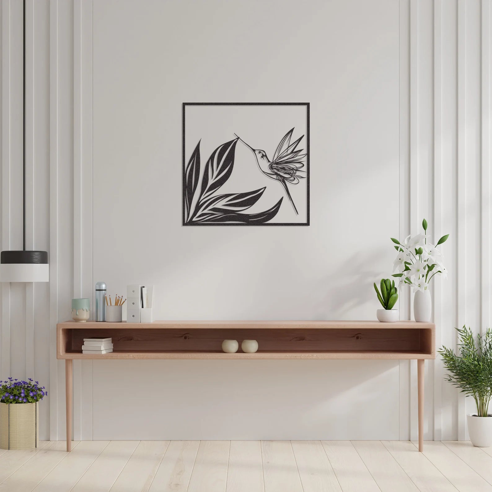 Metal Hummingbird Wall Hanging - Decore