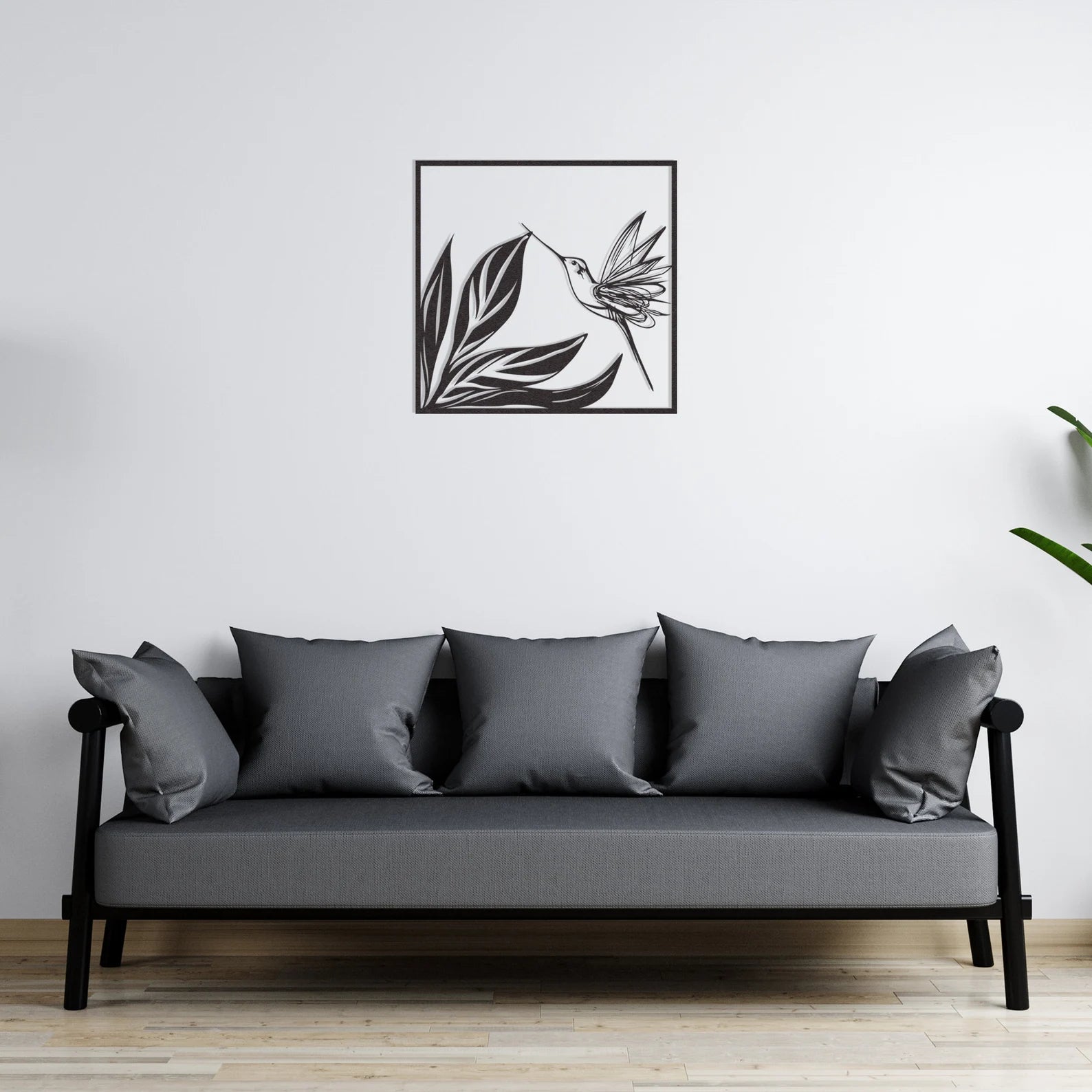 Metal Hummingbird Wall Hanging - Decore