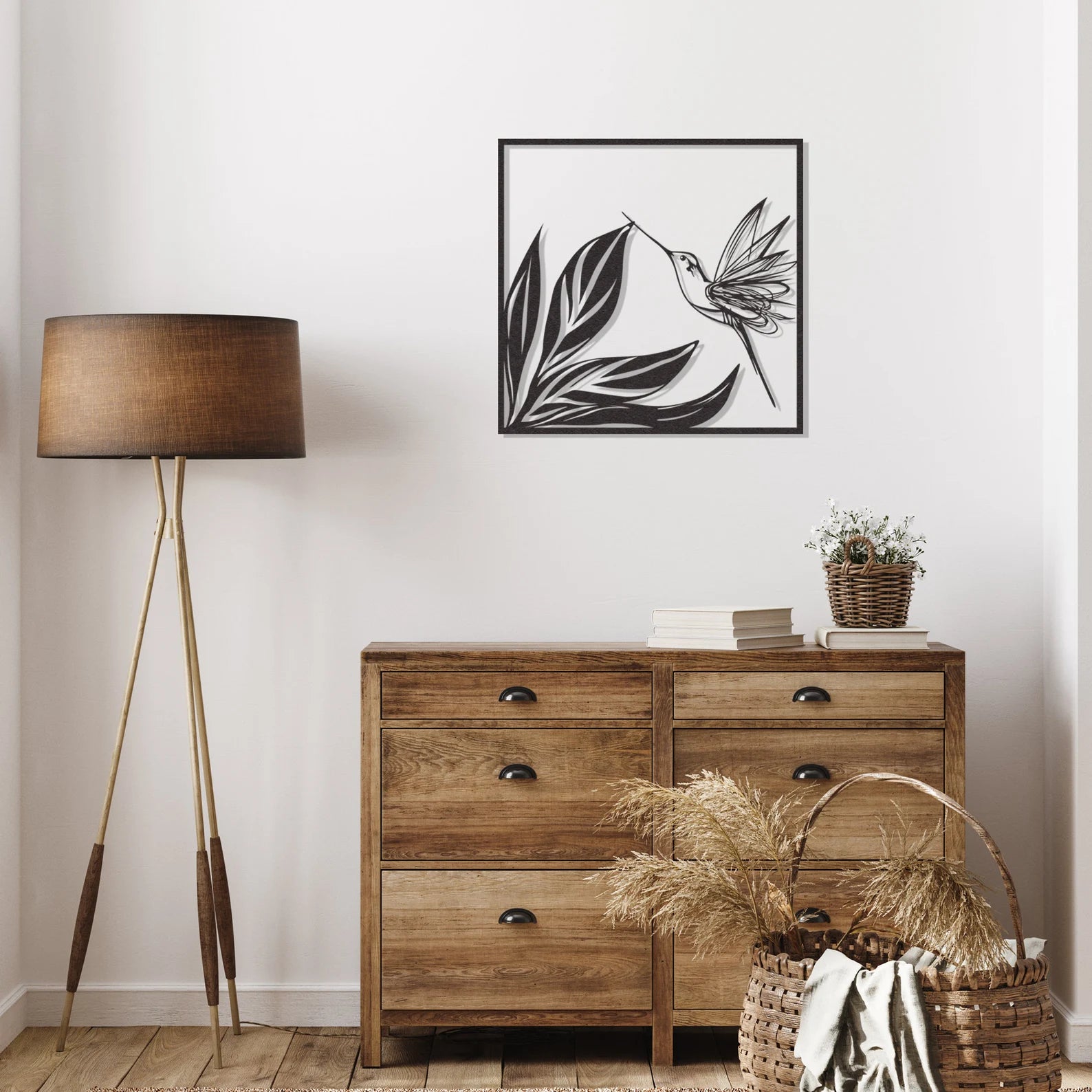 Metal Hummingbird Wall Hanging - Decore