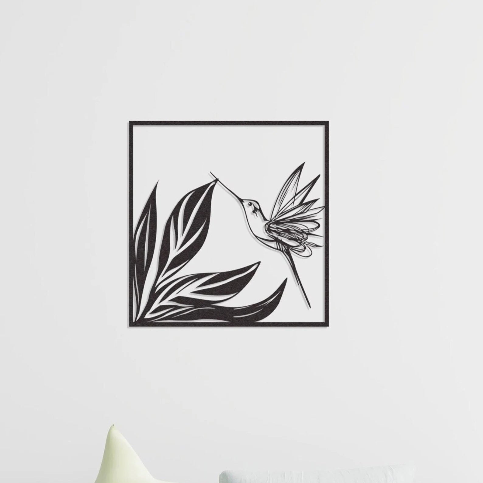 Metal Hummingbird Wall Hanging - Decore