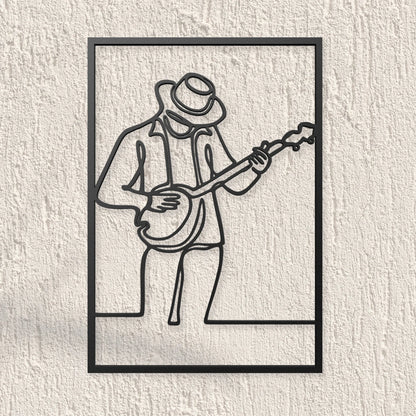 Jazz Music Metal Wall Art – Gift for Musicians & Music Lovers