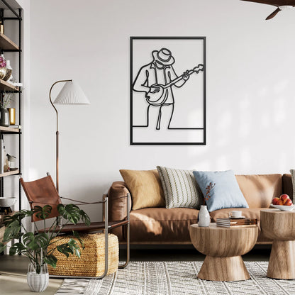 Jazz Music Metal Wall Art – Gift for Musicians & Music Lovers