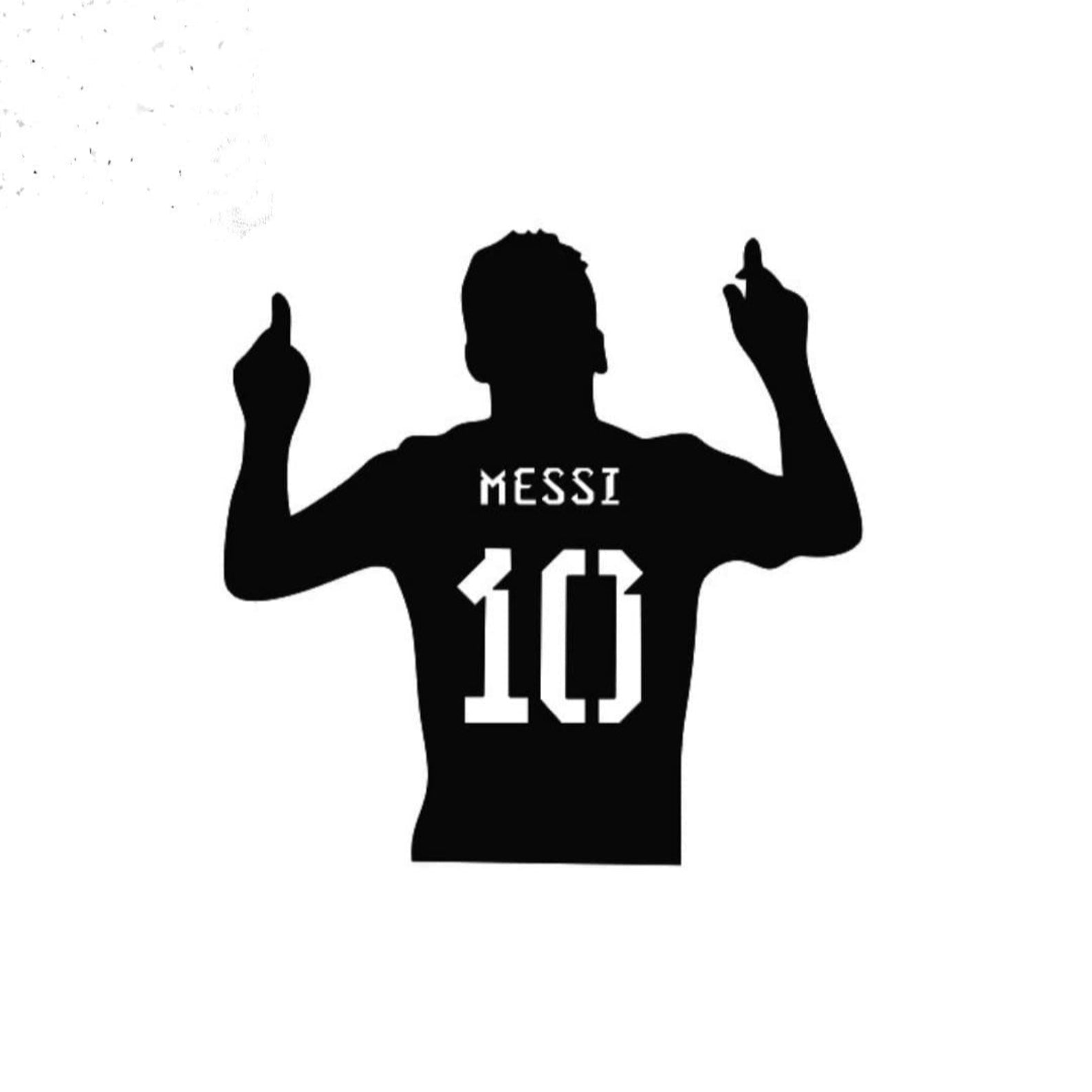 Messi 10 Metal Wall Art – Iconic Steel Decor for Football Fans