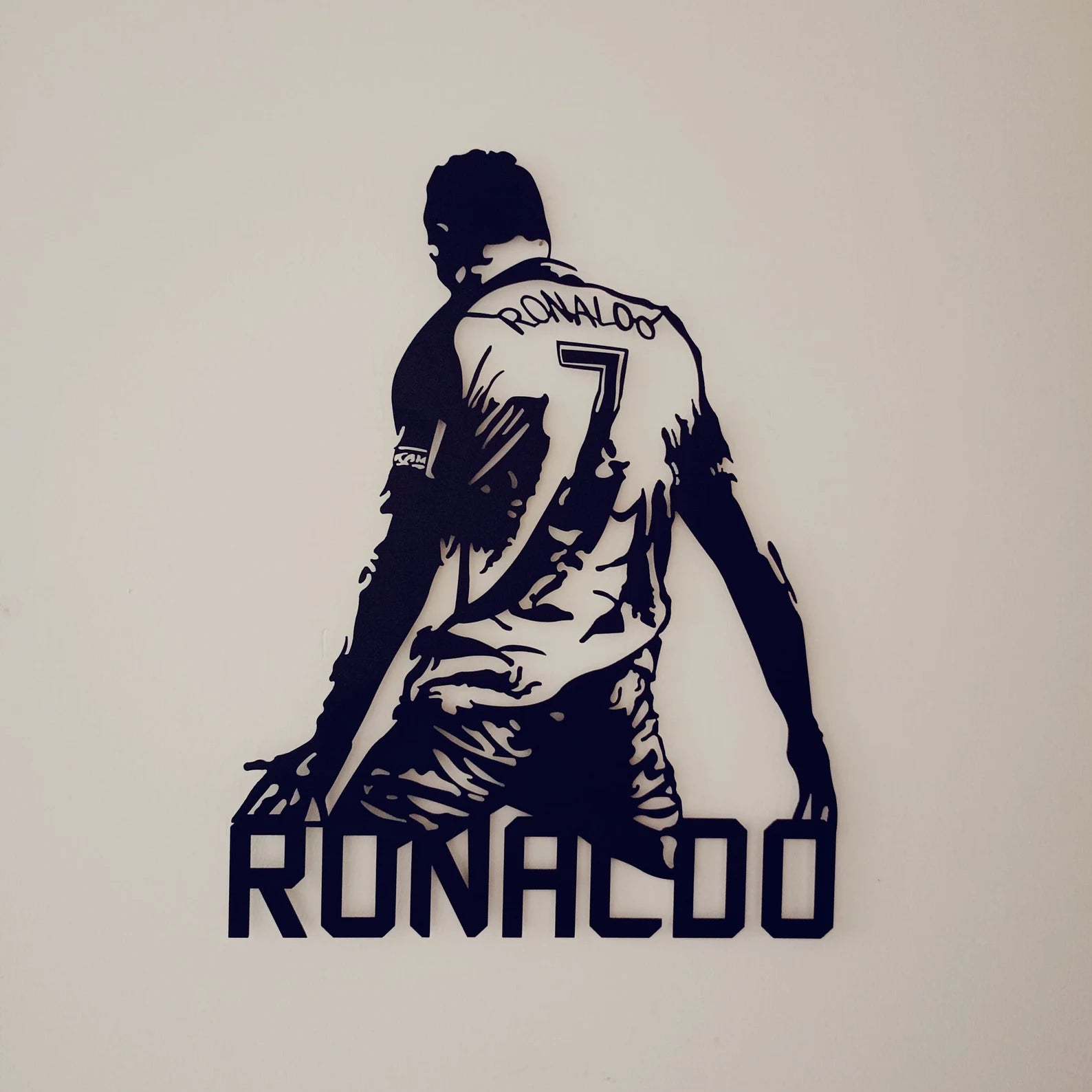 Cristiano Ronaldo Metal Wall Art – Iconic Football