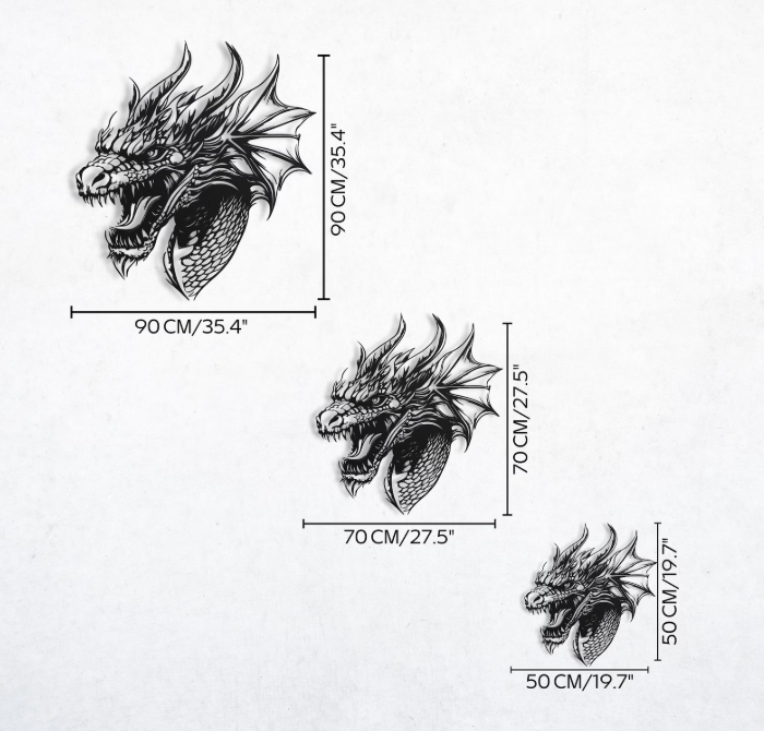 Dragon Metal Wall Hanging – Fierce Fantasy